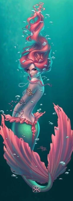 Broderie Diamant <br> Ariel La Sirène Des Mers