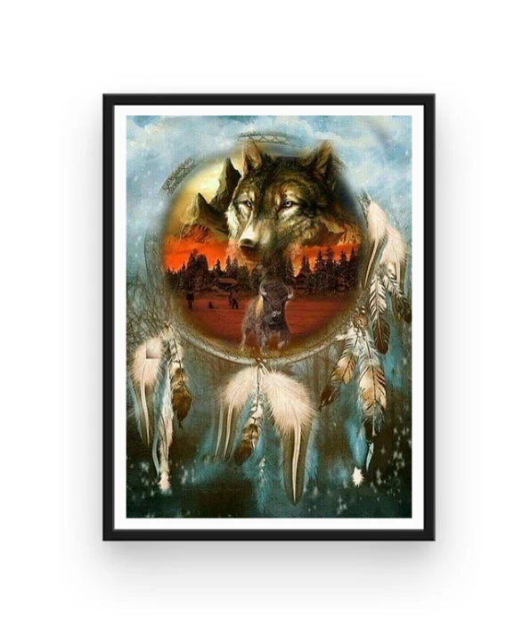 Broderie Diamant Attrape Rêves Indien 4 Broderie Diamant Attrape Rêves Indien – Image 2