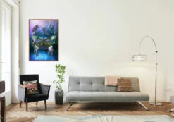 Broderie Diamant <br> Attrape Rêve Apaisant -Atelier Broderie Diamant broderie diamant attrape reve apaisant decor atelier broderie diamant