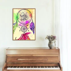 Broderie Diamant <br> Attrape Rêve Artistique 7 Broderie Diamant <br> Attrape Rêve Artistique -Atelier Broderie Diamant broderie diamant attrape reve artistique decor atelier broderie diamant