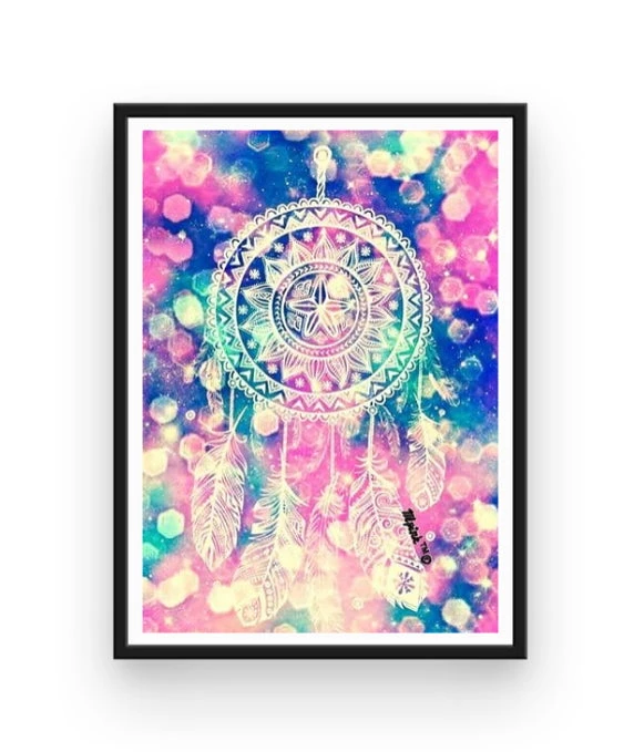 Broderie Diamant <br> Attrape Rêve Coloré 4 Broderie Diamant <br> Attrape Rêve Coloré – Image 2