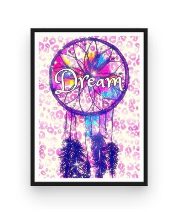 Broderie Diamant <br> Attrape Rêve Dream 4 Broderie Diamant <br> Attrape Rêve Dream – Image 2