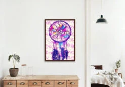 Broderie Diamant <br> Attrape Rêve Dream 7 Broderie Diamant <br> Attrape Rêve Dream -Atelier Broderie Diamant broderie diamant attrape reve dream decor atelier broderie diamant