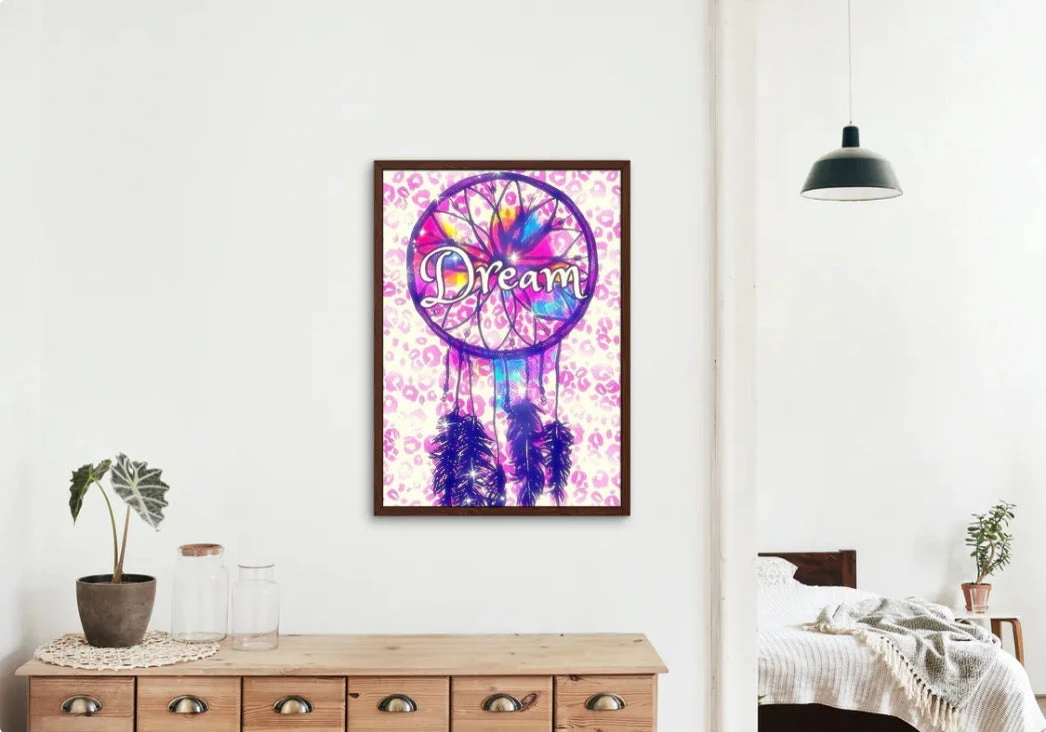 Broderie Diamant <br> Attrape Rêve Dream 5 Broderie Diamant <br> Attrape Rêve Dream – Image 3