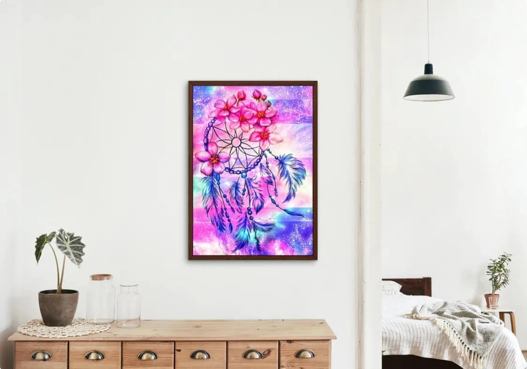 Broderie Diamant <br> Attrape Rêve Flashy 5 Broderie Diamant <br> Attrape Rêve Flashy – Image 3