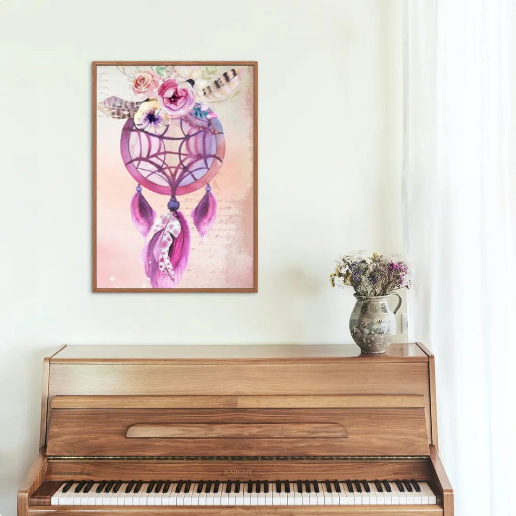 Broderie Diamant <br> Attrape Rêve Floral 5 Broderie Diamant <br> Attrape Rêve Floral – Image 3