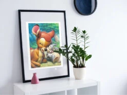 Broderie Diamant <br> Bambi Et Panpan -Atelier Broderie Diamant broderie diamant bambi panpan decor atelier broderie diamant