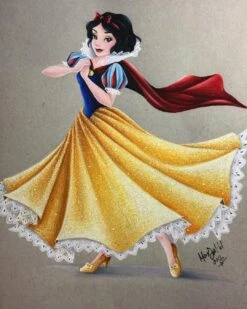 Broderie Diamant <br> Blanche Neige Danse