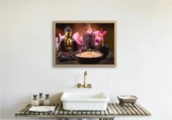 Broderie Diamant <br> Bouddha & Bougies -Atelier Broderie Diamant broderie diamant bouddha bougies decor atelier broderie diamant