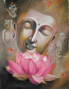 Broderie Diamant <br> Bouddha & Lotus Sacré