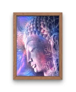 Broderie Diamant <br> Bouddha & Ambiance Lotus -Atelier Broderie Diamant broderie diamant bouddha ambiance lotus cadre atelier broderie diamant