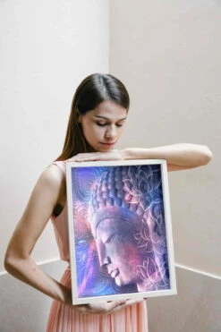 Broderie Diamant <br> Bouddha & Ambiance Lotus -Atelier Broderie Diamant broderie diamant bouddha ambiance lotus decor atelier broderie diamant