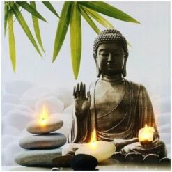 Broderie Diamant <br> Bouddha Assis Paisiblement