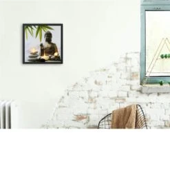 Broderie Diamant <br> Bouddha Assis Paisiblement -Atelier Broderie Diamant broderie diamant bouddha assis paisiblement decor atelier broderie diamant