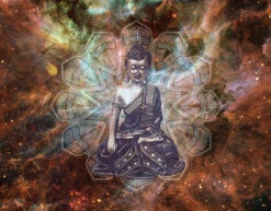 Broderie Diamant <br> Bouddha Cosmique