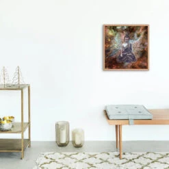 Broderie Diamant <br> Bouddha Cosmique -Atelier Broderie Diamant broderie diamant bouddha cosmique decor atelier broderie diamant