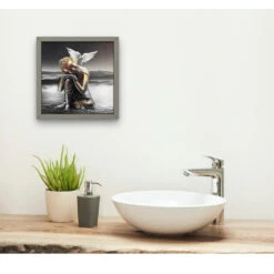 Broderie Diamant <br> Bouddha Et Colombe -Atelier Broderie Diamant broderie diamant bouddha et colombe decor atelier broderie diamant