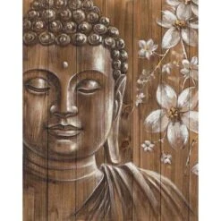 Broderie Diamant <br> Bouddha Fleuri
