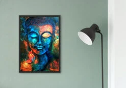 Broderie Diamant <br> Bouddha Fresque -Atelier Broderie Diamant broderie diamant bouddha fresque decor atelier broderie diamant