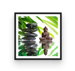 Broderie Diamant <br> Bouddha Méditation -Atelier Broderie Diamant broderie diamant bouddha meditation cadre atelier broderie diamant