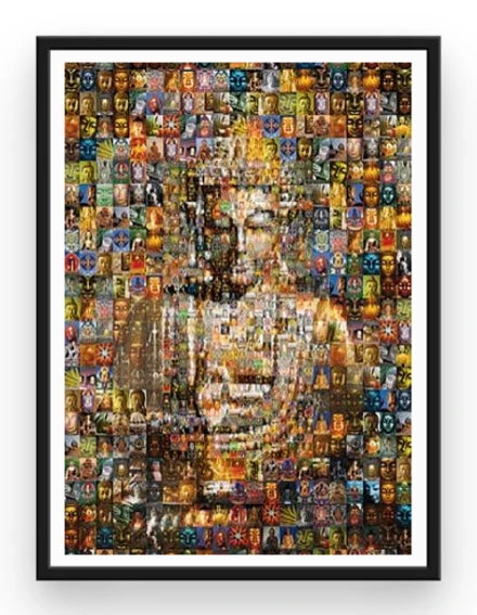 Broderie Diamant <br> Bouddha Mosaïque 4 Broderie Diamant <br> Bouddha Mosaïque – Image 2