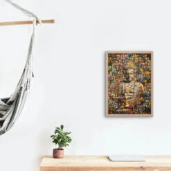 Broderie Diamant <br> Bouddha Mosaïque 7 Broderie Diamant <br> Bouddha Mosaïque -Atelier Broderie Diamant broderie diamant bouddha mosaique decor atelier broderie diamant