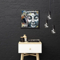 Broderie Diamant <br> Bouddha Peace -Atelier Broderie Diamant broderie diamant bouddha peace decor atelier broderie diamant