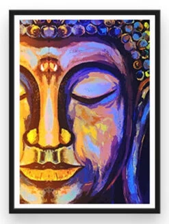 Broderie Diamant <br> Bouddha Peinture Ancestrale -Atelier Broderie Diamant broderie diamant bouddha peinture ancestrale cadre atelier broderie diamant