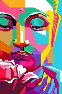 Broderie Diamant <br> Bouddha Pop Art