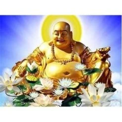 Broderie Diamant <br> Bouddha Rieur