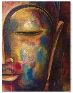 Broderie Diamant <br> Bouddha Visage En Fresque