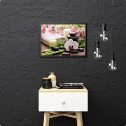 Broderie Diamant <br> Bougies Et Orchidées D'Ambiance -Atelier Broderie Diamant broderie diamant bougies et orchidees dambiance decor atelier broderie diamant