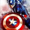 Broderie Diamant <br> Captain America -Atelier Broderie Diamant broderie diamant captain america atelier broderie diamant