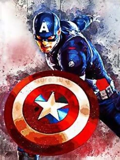 Broderie Diamant <br> Captain America