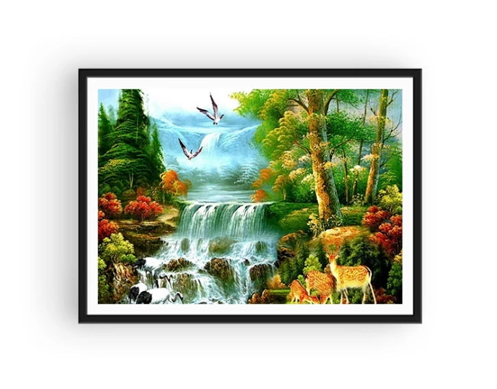 Broderie Diamant <br> Cascade & Animaux 4 Broderie Diamant <br> Cascade & Animaux – Image 2