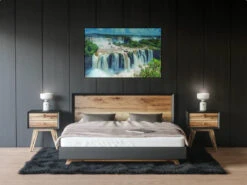 Broderie Diamant <br> Cascades Gigantesques -Atelier Broderie Diamant broderie diamant cascade decor atelier broderie diamant