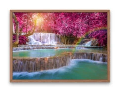 Broderie Diamant <br> Cascades Du Laos -Atelier Broderie Diamant broderie diamant cascades du laos cadre atelier broderie diamant