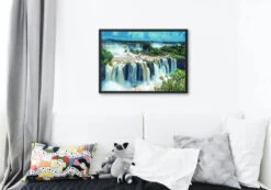 Broderie Diamant <br> Cascades Du Brésil 7 Broderie Diamant <br> Cascades Du Brésil -Atelier Broderie Diamant broderie diamant cascades du niagara decor atelier broderie diamant