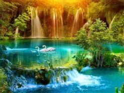 Broderie Diamant <br> Cascades Paradisiaques