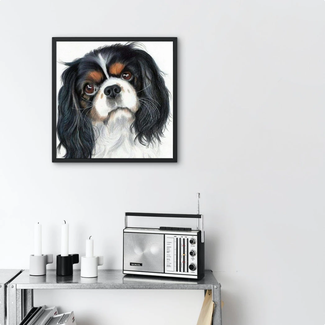 Broderie Diamant <br> Cavalier King Charles Peinture 5 Broderie Diamant <br> Cavalier King Charles Peinture – Image 3