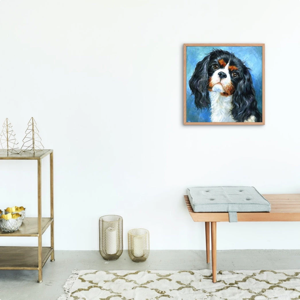 Broderie Diamant <br> Cavalier King Charles Portrait 5 Broderie Diamant <br> Cavalier King Charles Portrait – Image 3