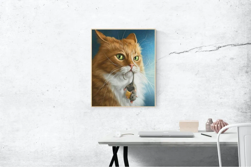 Broderie Diamant <br> Chat Chasseur De Souris 5 Broderie Diamant <br> Chat Chasseur De Souris – Image 3