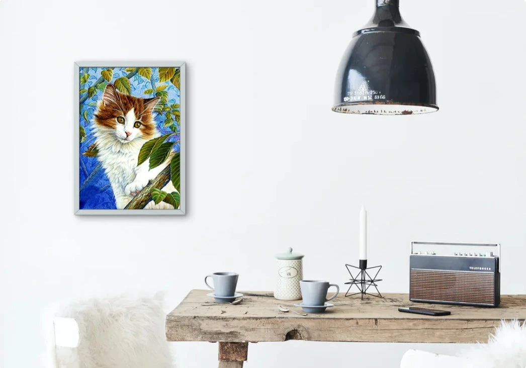 Broderie Diamant <br> Chat Des Arbres 5 Broderie Diamant <br> Chat Des Arbres – Image 3