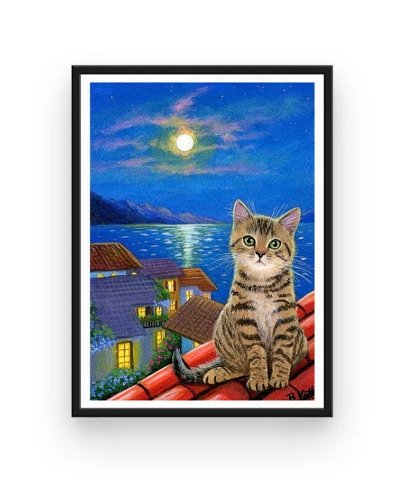 Broderie Diamant <br> Chat Du Village 4 Broderie Diamant <br> Chat Du Village – Image 2