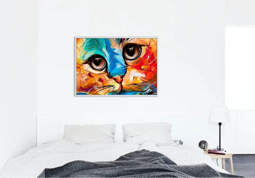 Broderie Diamant <br> Chat Multicolore 5 Broderie Diamant <br> Chat Multicolore – Image 3