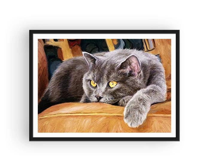 Broderie Diamant <br> Chat Velour 4 Broderie Diamant <br> Chat Velour – Image 2