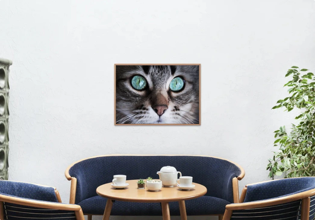 Broderie Diamant <br> Chat Yeux Bleu Azur 5 Broderie Diamant <br> Chat Yeux Bleu Azur – Image 3