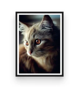 Broderie Diamant <br> Chat Yeux Noisette -Atelier Broderie Diamant broderie diamant chat yeux noisette cadre atelier broderie diamant