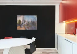 Broderie Diamant <br> Chaton Mignon Et Son Reflet -Atelier Broderie Diamant broderie diamant chaton mignon et son reflet decor atelier broderie diamant