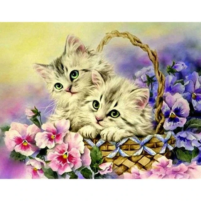 Broderie Diamant <br> Chatons Dans Panier 3 Broderie Diamant <br> Chatons Dans Panier